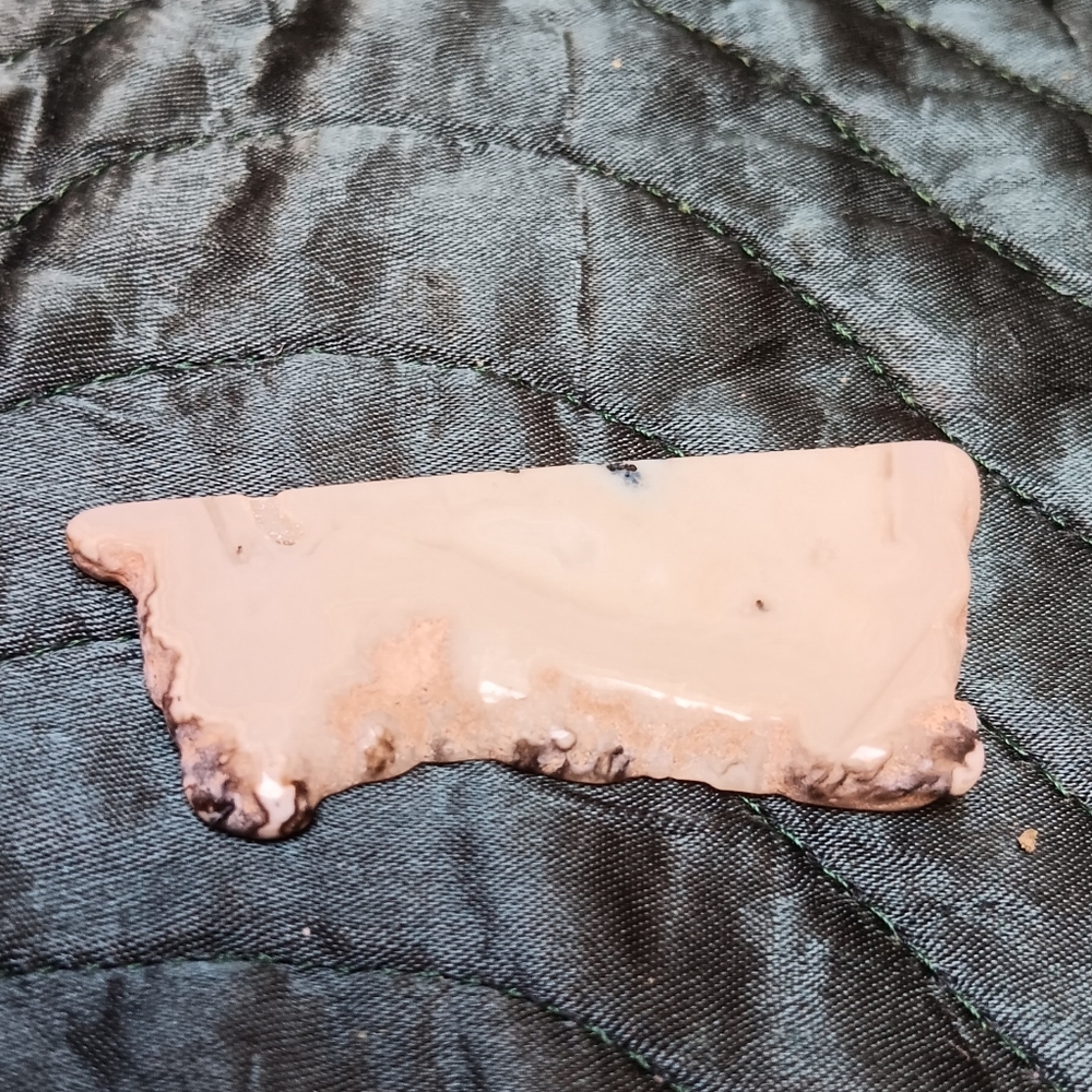 White Agate slice - Picture 3 of 3